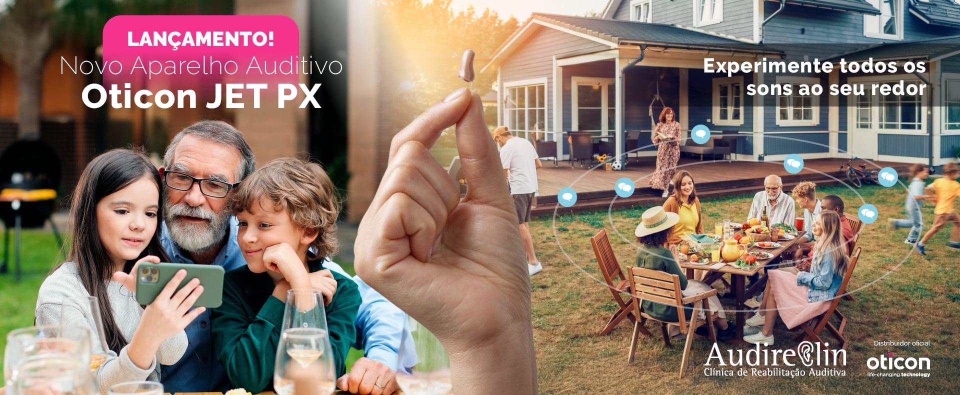 AudireClin Aparelhos Auditivos Oticon